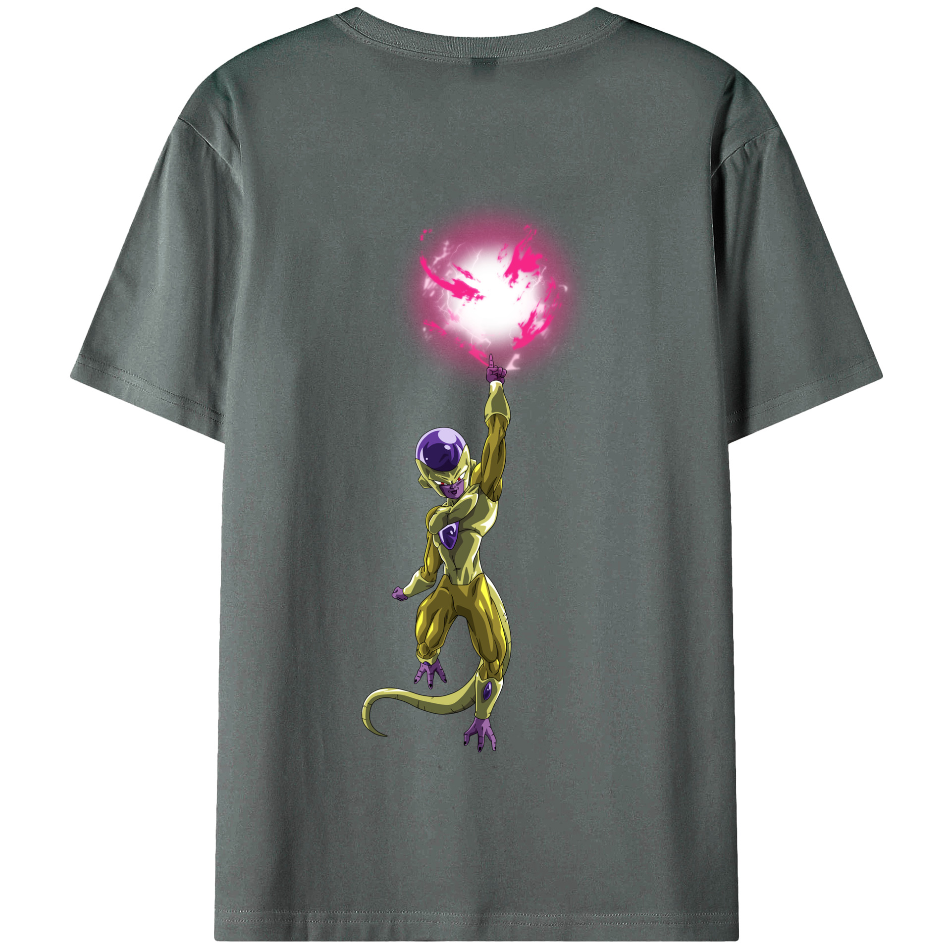 （画像用） ドラゴンボール フリーザ DRAGON BALL Frieza 綿100％半袖Tシャツ（背面プリント）